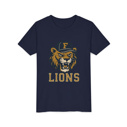 Youth Retro Roaring Lions Tee - Bella Canvas
