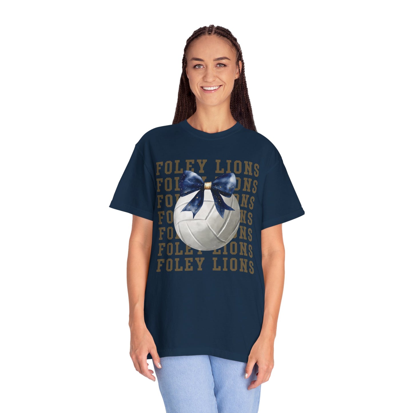 Foley Lions Volleyball T-Shirt - Comfort Colors