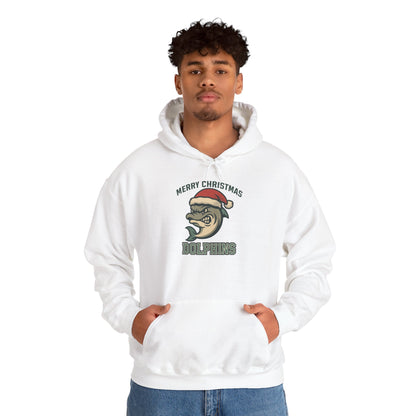 Merry Christmas Dolphin Hoodie - Gildan
