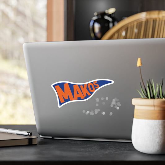 Makos Pennant Vinyl Decals