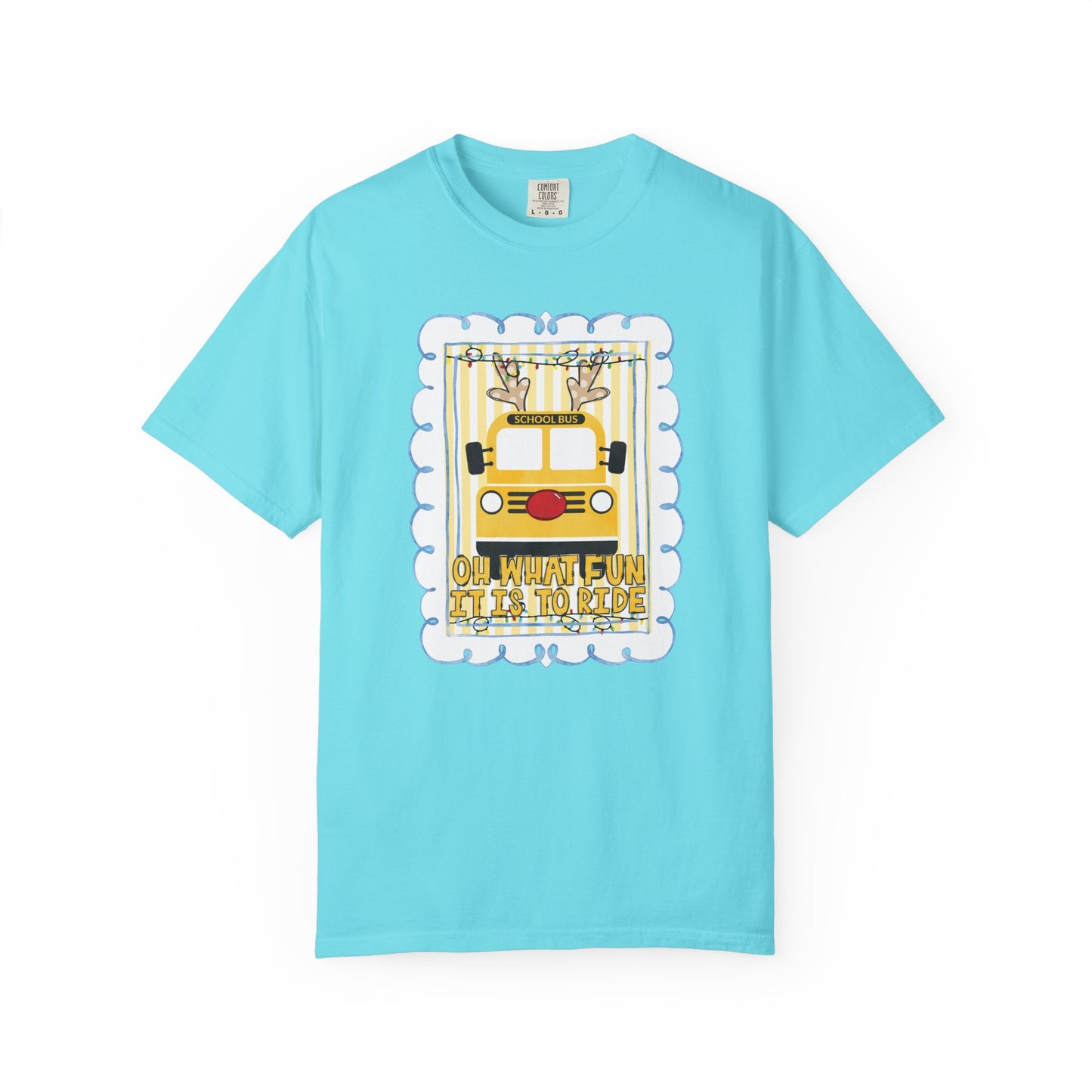 Christmas Bus Driver Tee - Comfort Colors