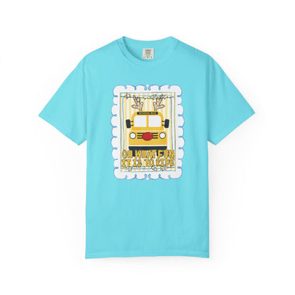 Christmas Bus Driver Tee - Comfort Colors