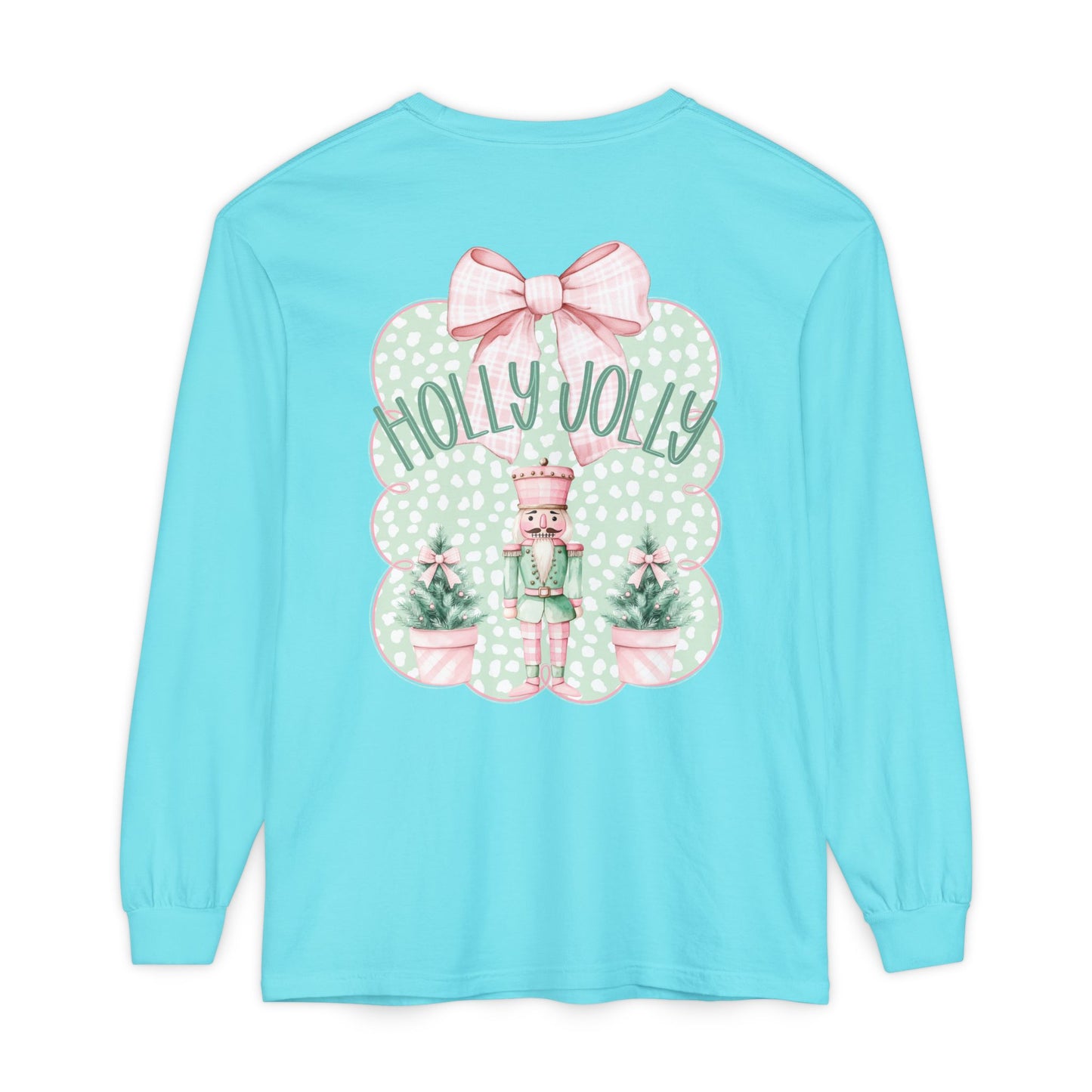 Holly Jolly Long Sleeve Tee - Comfort Colors