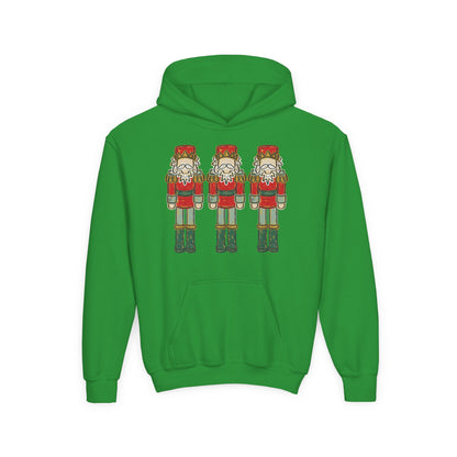 Red/Green Nutcracker Hoodie - Gildan