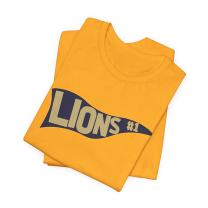 Adult #1 Lions Unisex Jersey Tee - Bella Canvas