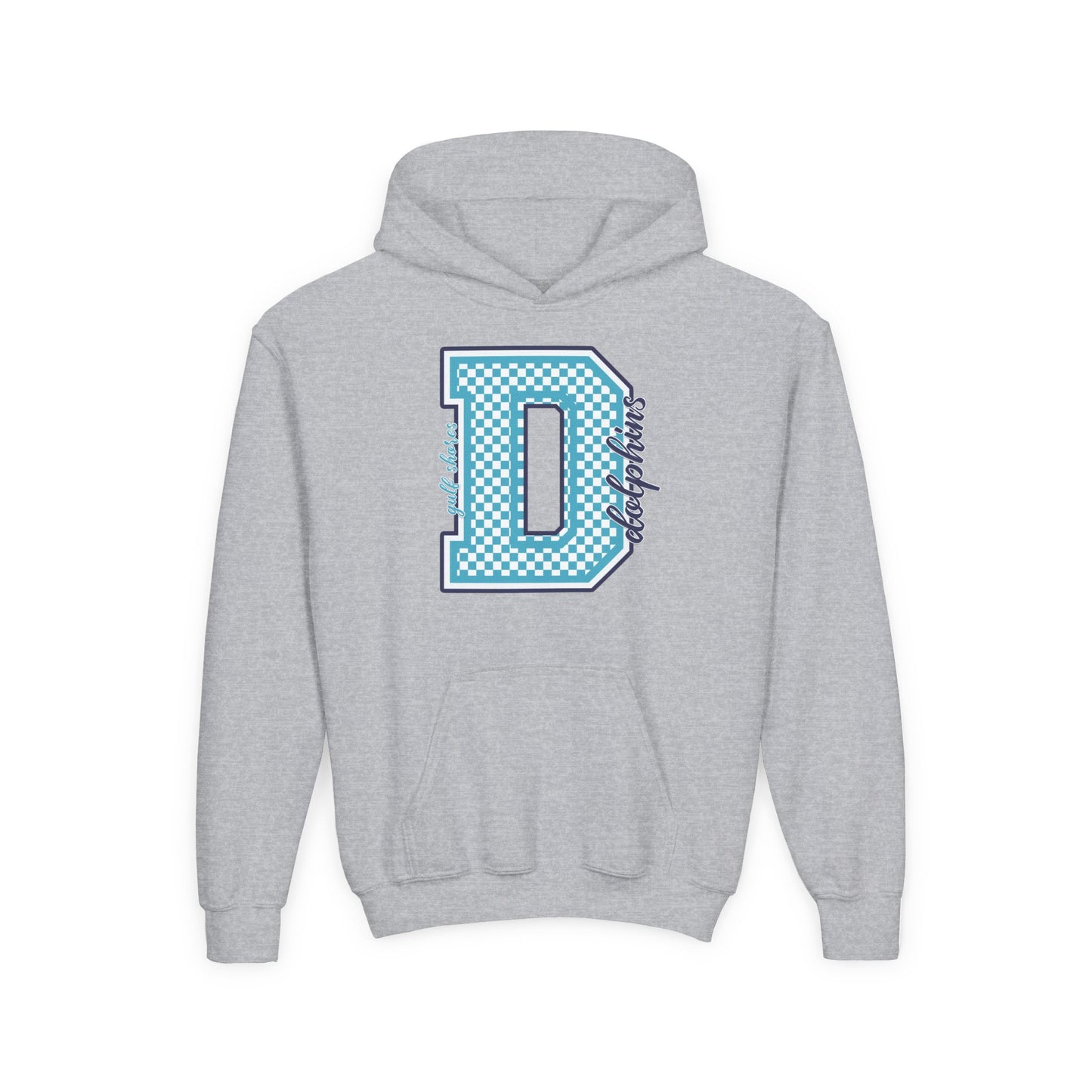 Youth Preppy Checkerboard D Hoodie