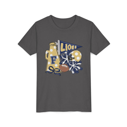 Youth Lions Spirit Football Tee