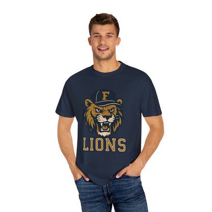 Adult Retro Roaring Lions T-Shirt - Comfort Colors