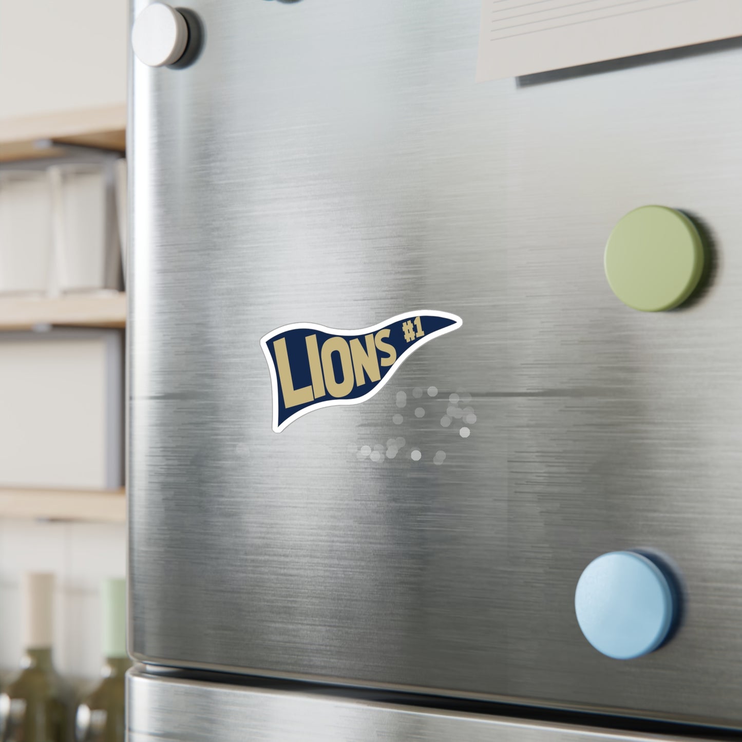 Lions Pennant Vinyl Decals