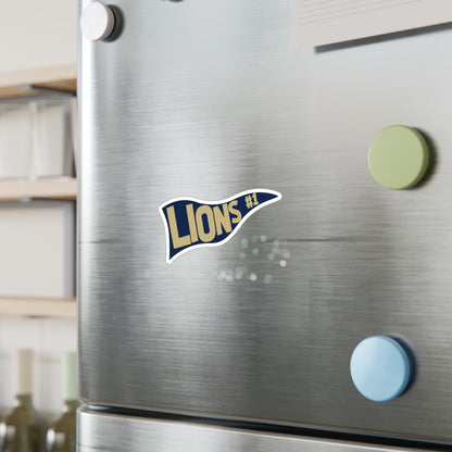 Lions Pennant Vinyl Decals