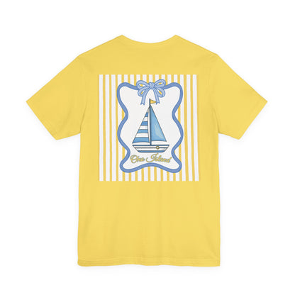 Adult Coquette Sailboat Tee - Bella Canvas