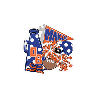 Makos Football Spirit Vinyl Decals