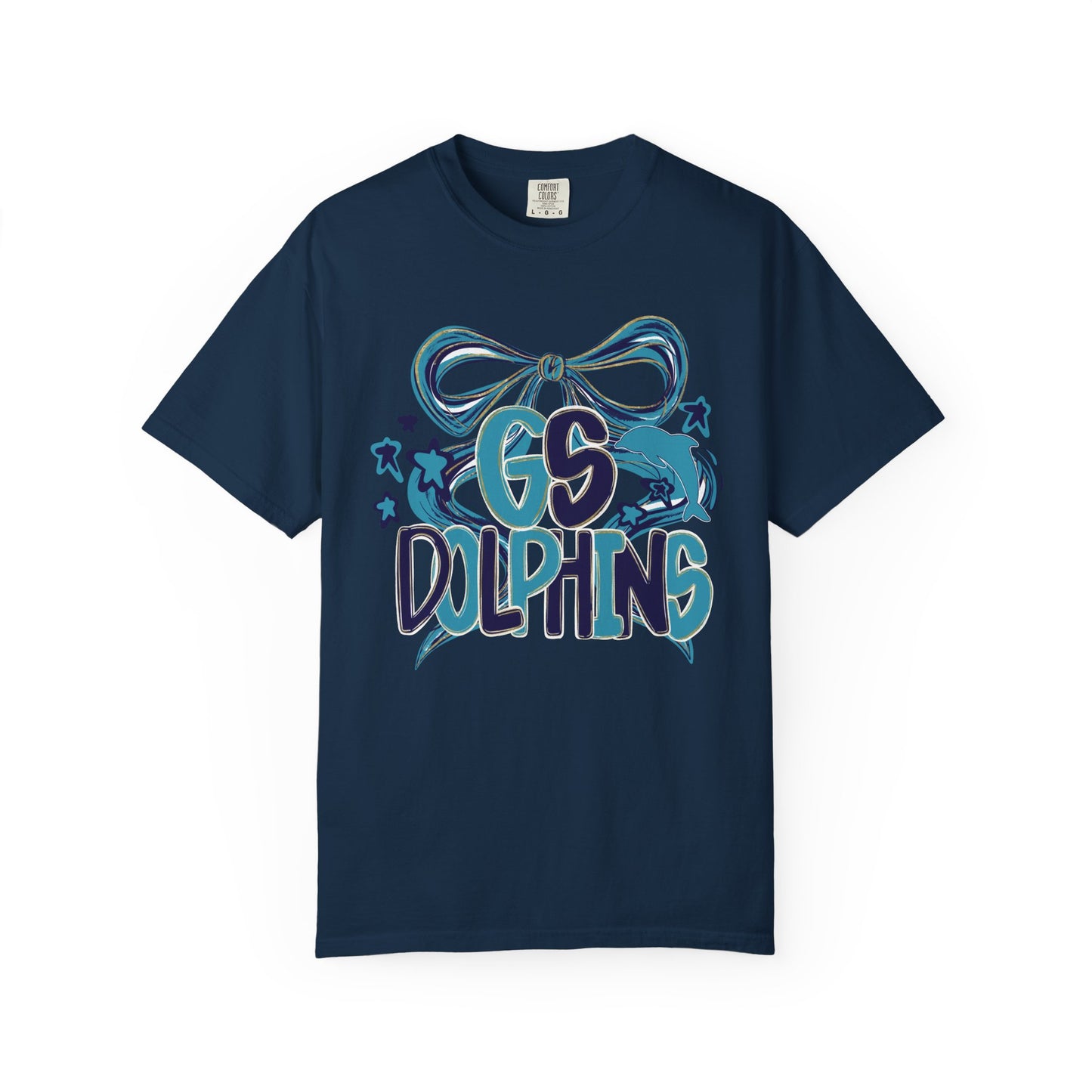 Adult GS Dolphins Bow - Comfort Colors