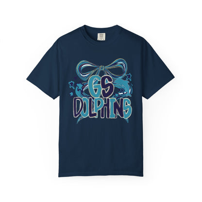 Adult GS Dolphins Bow - Comfort Colors