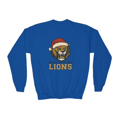 Merry Christmas Lions Sweatshirt - Gildan