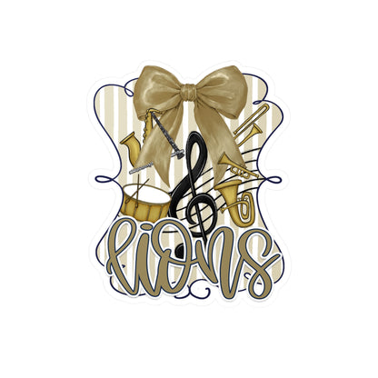 Foley Lions Band Decals