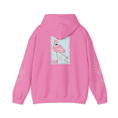 Flamingo Flamingle All The Way Hoodie - Gildan