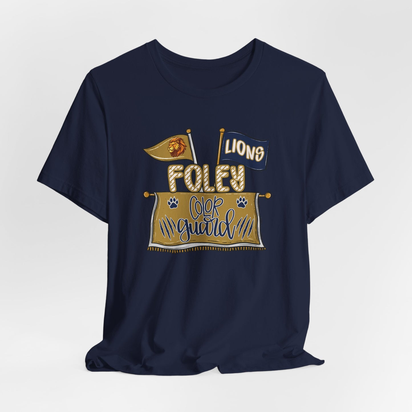 Foley Lions Color Guard Jersey Tee - Bella Canvas