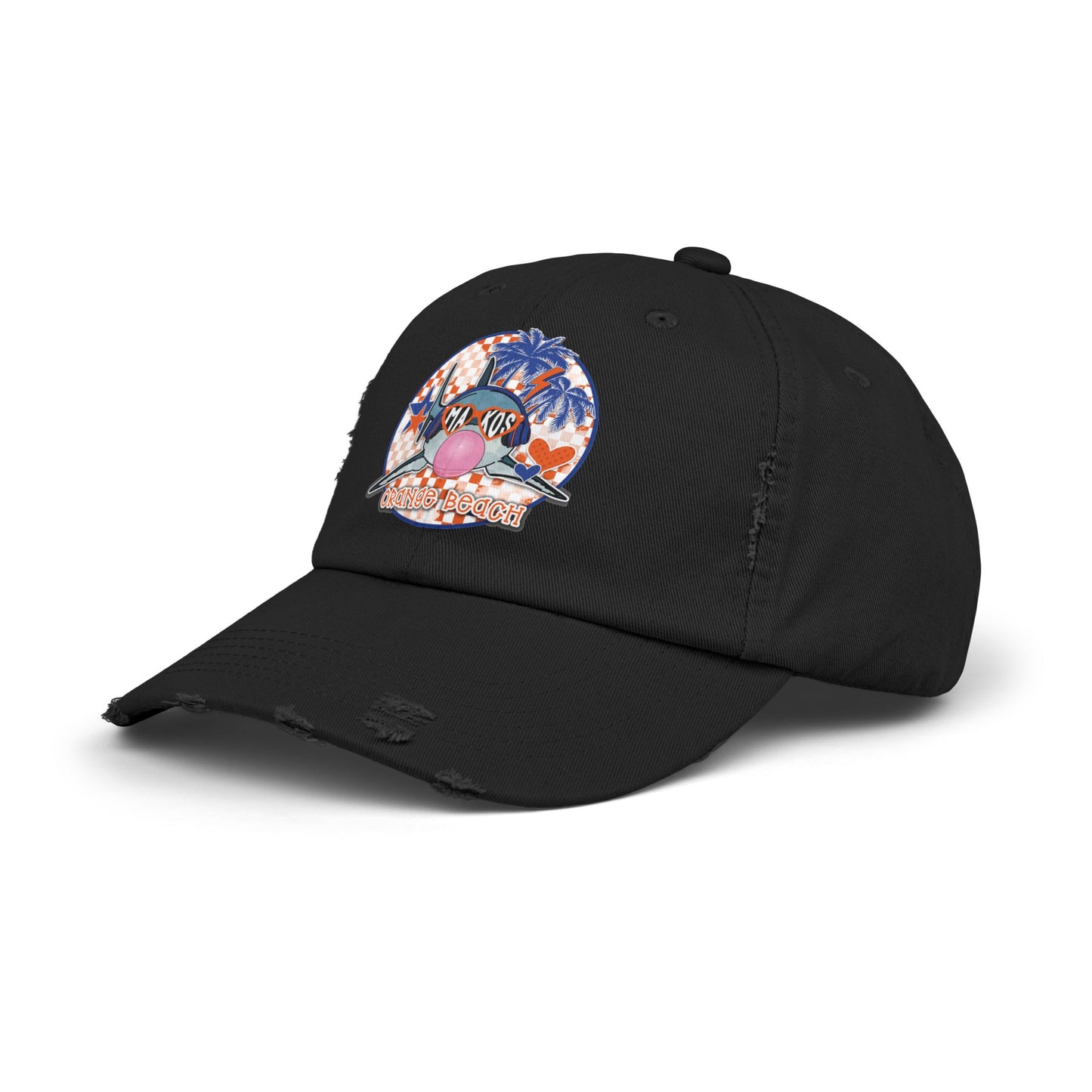 Bubble Poppin Makos Distressed Cap