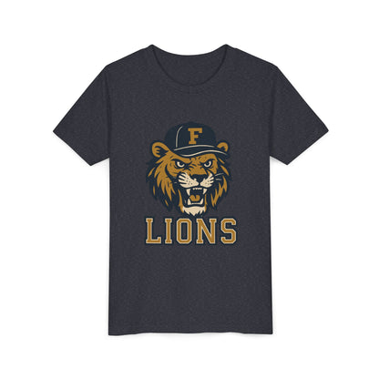 Youth Retro Roaring Lions Tee - Bella Canvas
