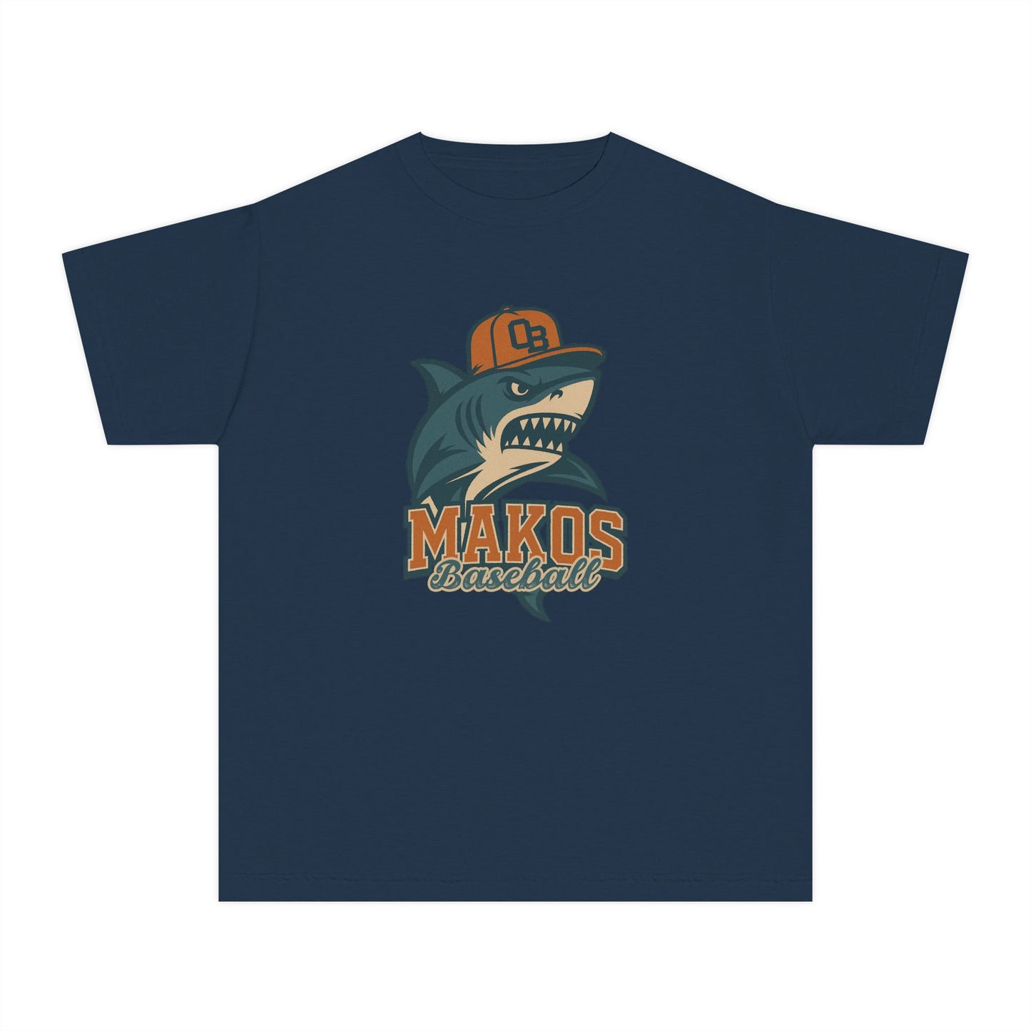Makos Youth Baseball Tee - Comfort Colors