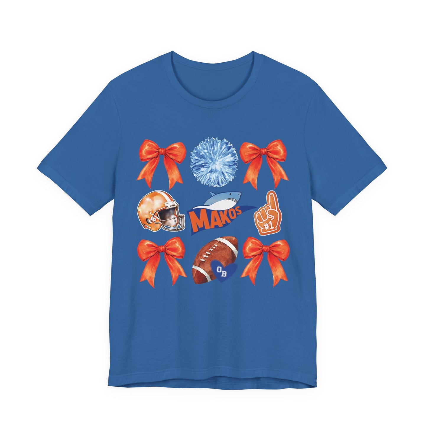 Adult Makos Coquette Football Tee