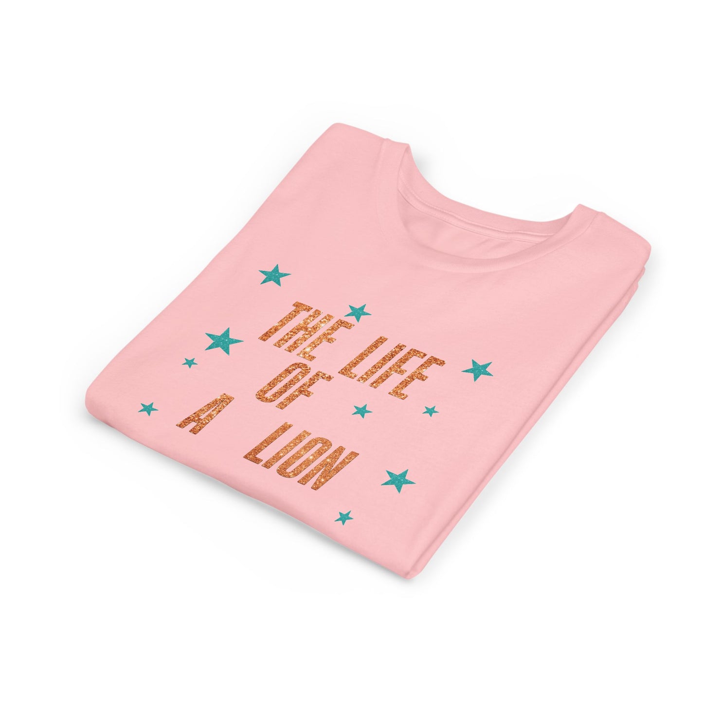 Life of a Lion Faux Glitter - Bella Canvas