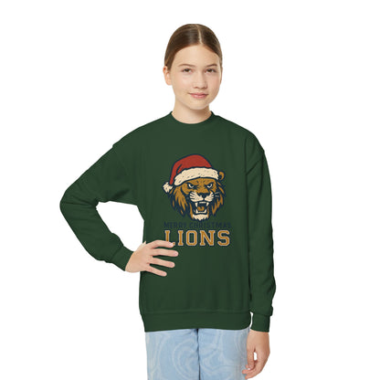 Merry Christmas Lions Sweatshirt - Gildan