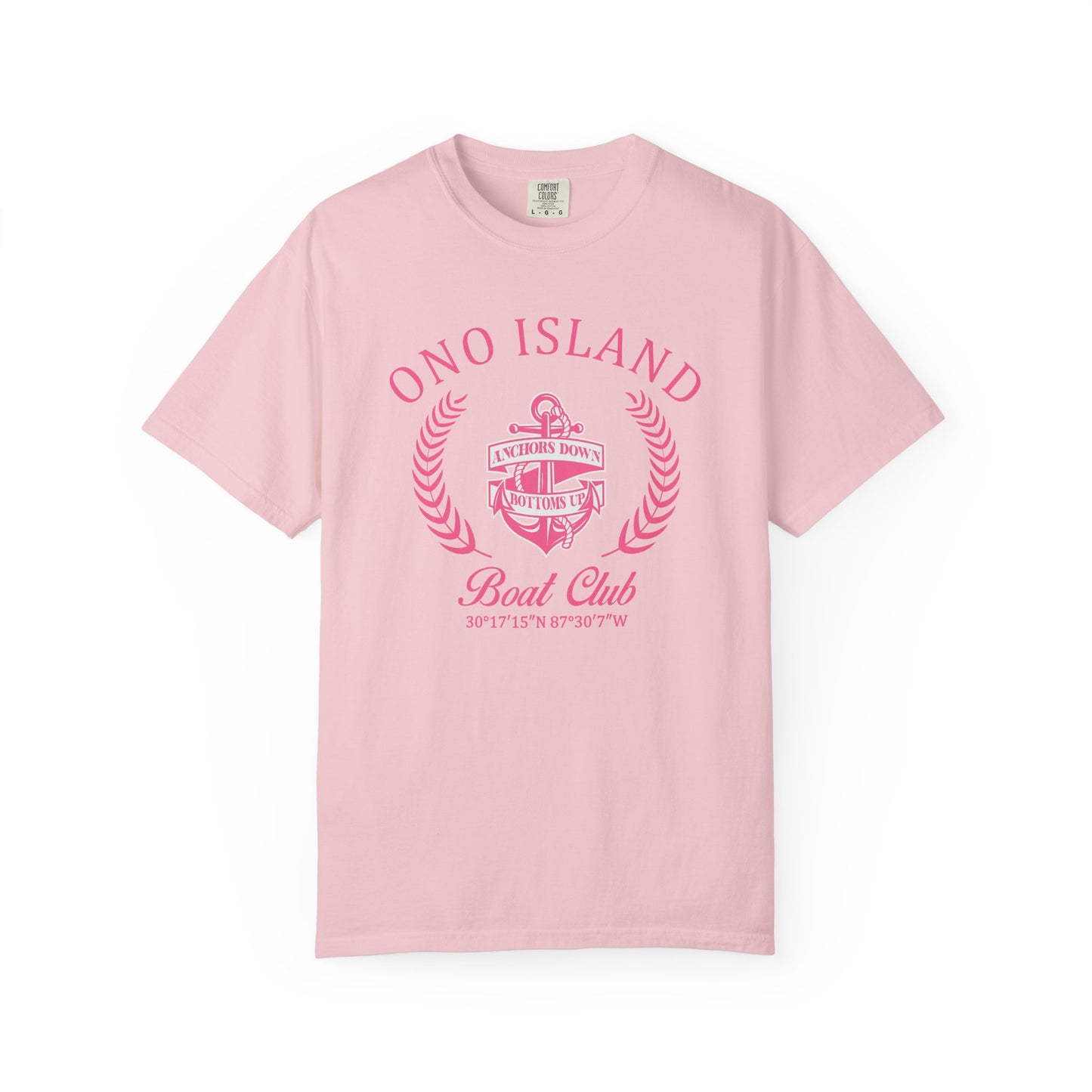 Ono Island Pink Boat Club - Comfort Colors