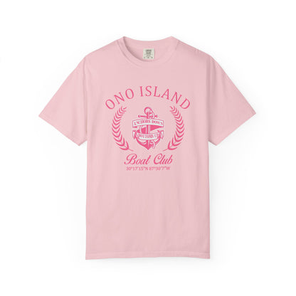 Ono Island Pink Boat Club - Comfort Colors