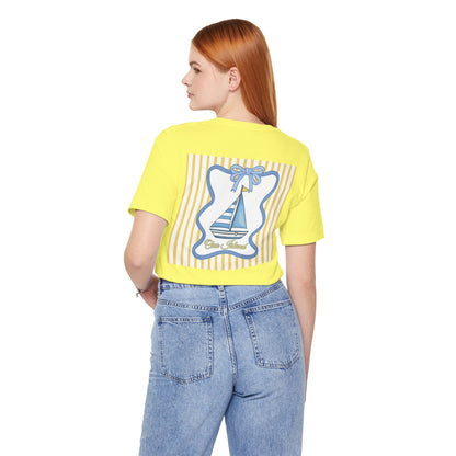 Adult Coquette Sailboat Tee - Bella Canvas