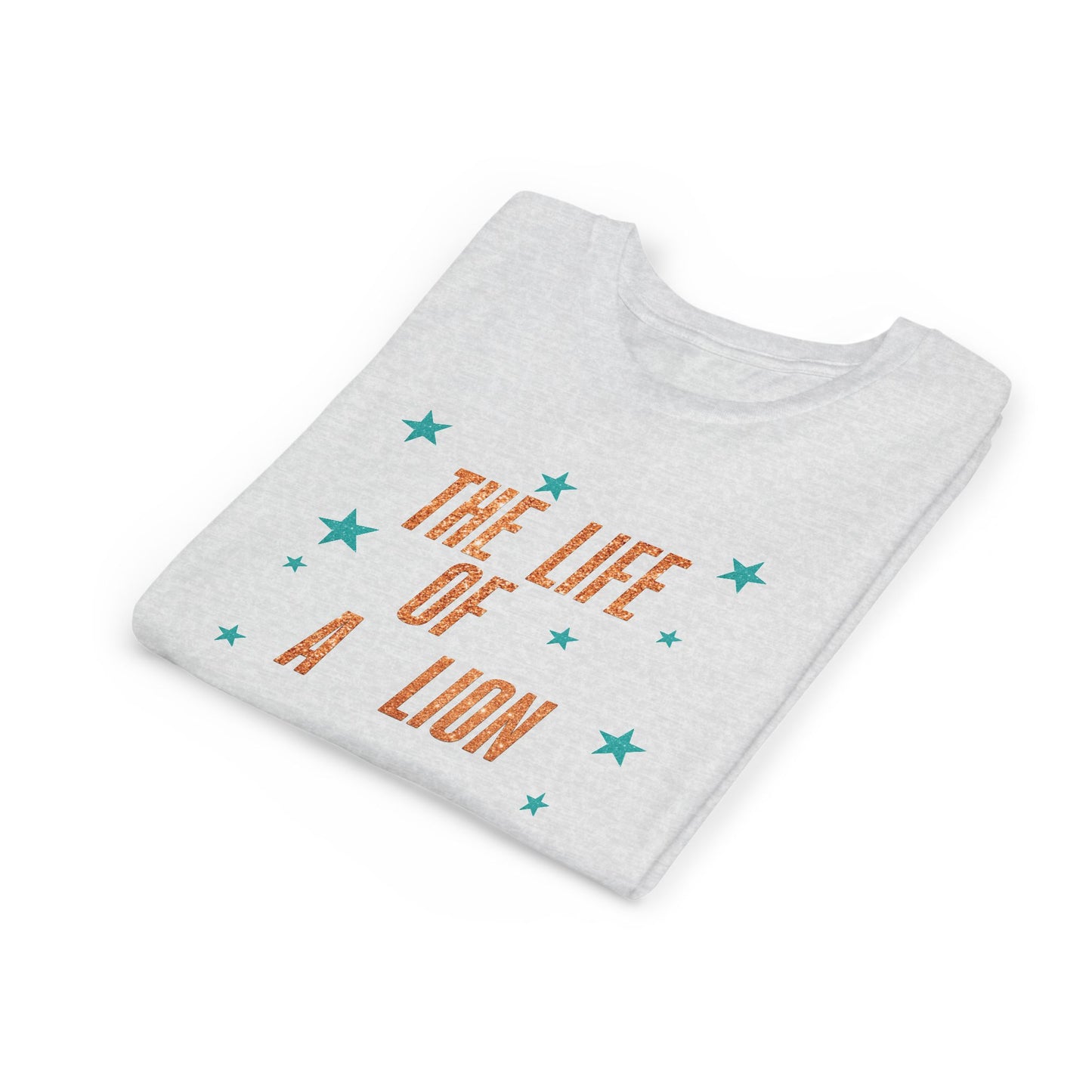 Life of a Lion Faux Glitter - Bella Canvas