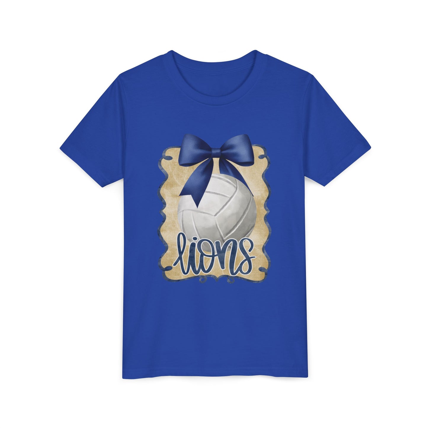Youth Foley Lions Volleyball Tee - Bella Canvas