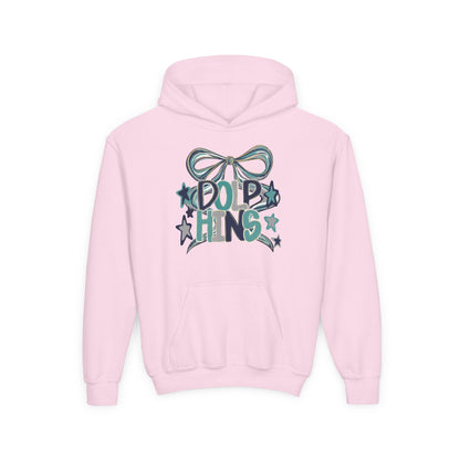 Youth Dolphins Ribbon Hoodie