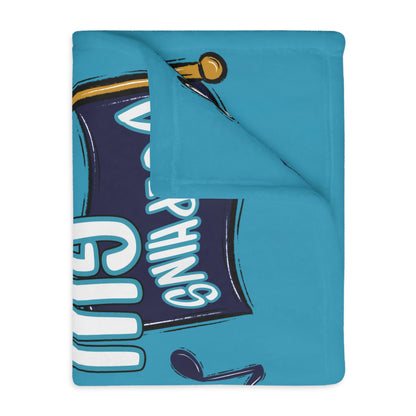 GS Marching Band 2 Sided Cozy Microfiber Blanket