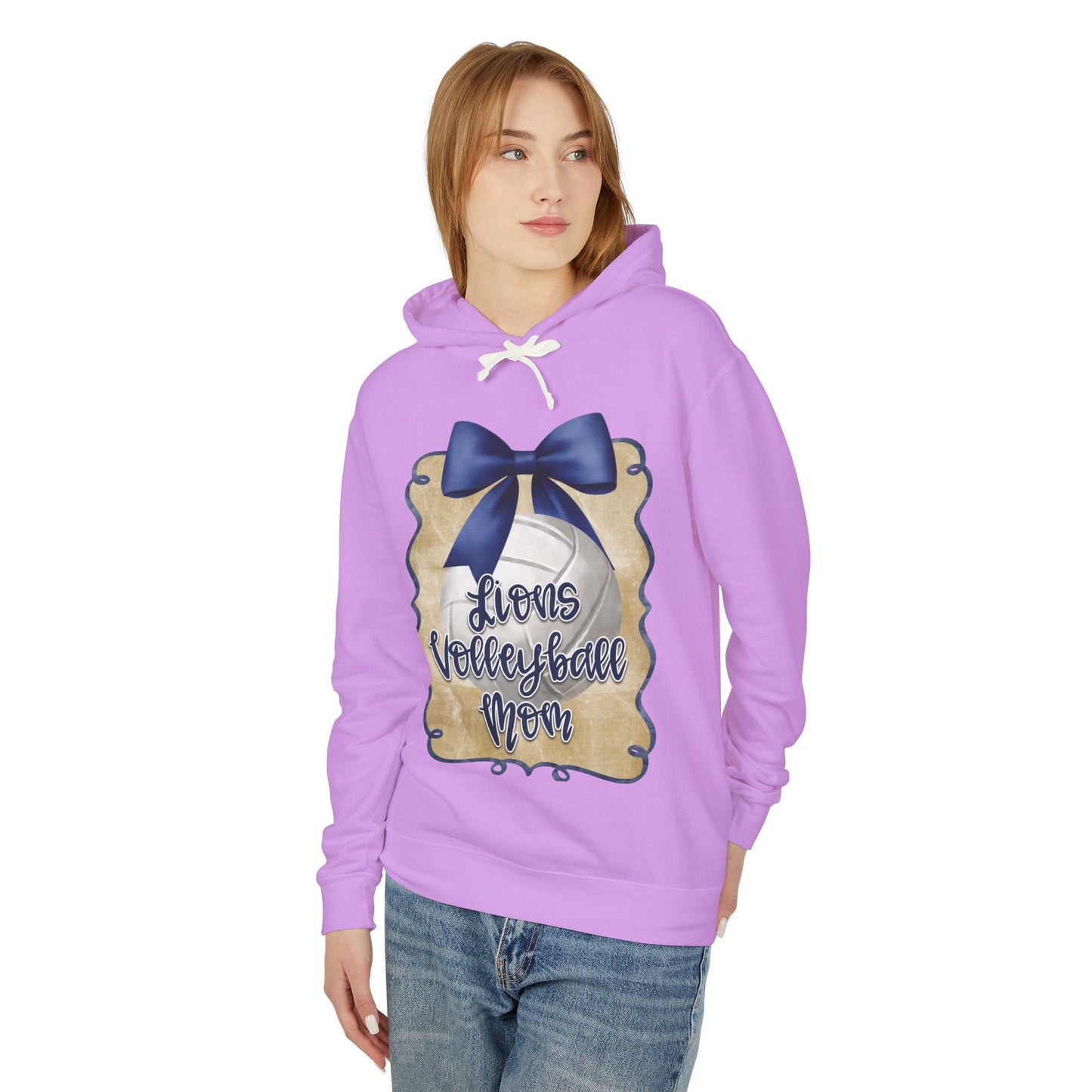 Foley Lions Volleyball Mom Hoodie - Comfort Color