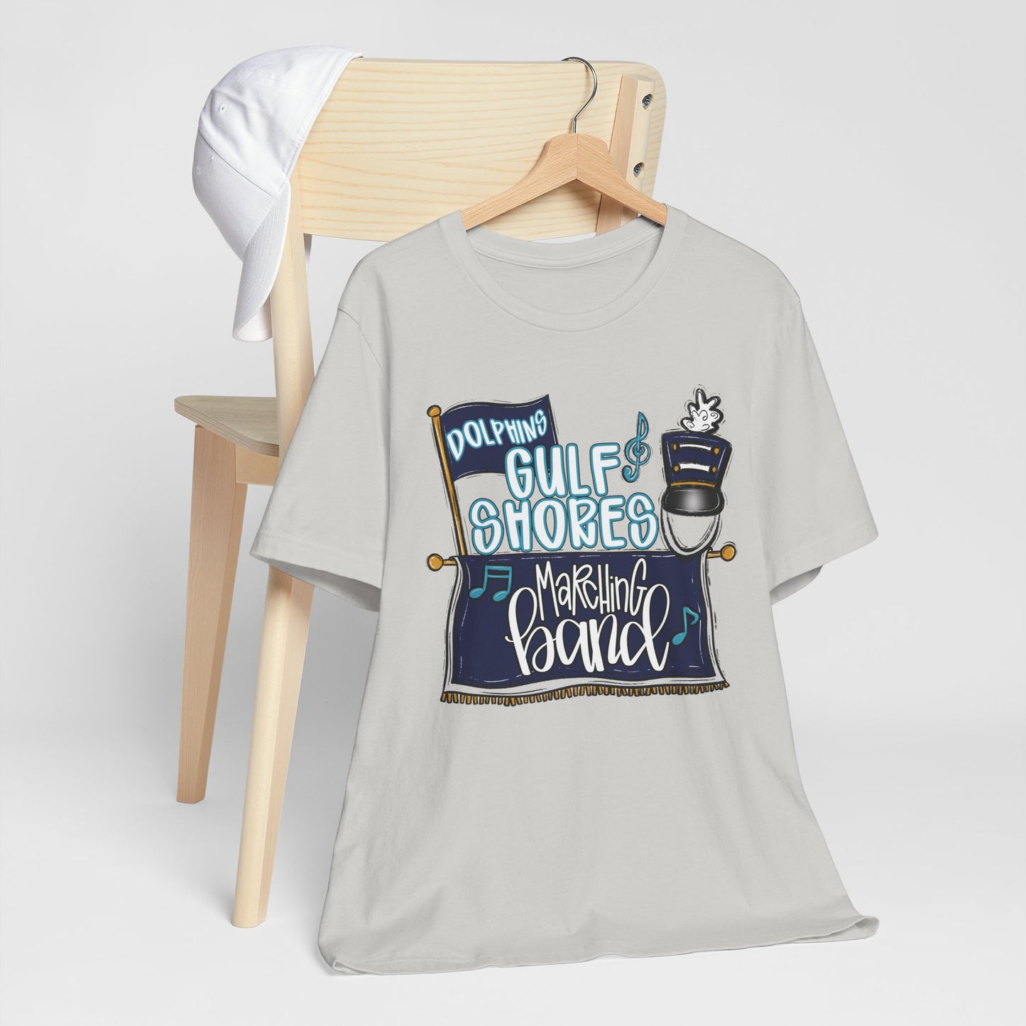 Adult Gulf Shores Band Tee - Bella Canvas