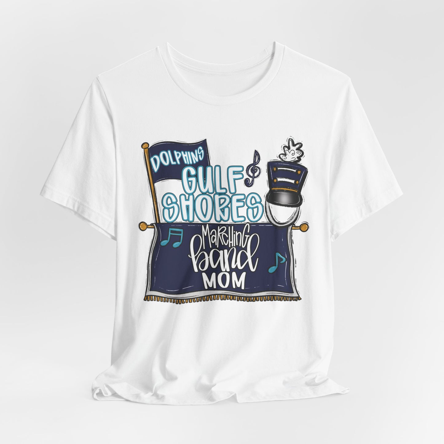 Adult Gulf Shores Band Mom Tee - Bella Canvas