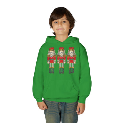 Red/Green Nutcracker Hoodie - Gildan