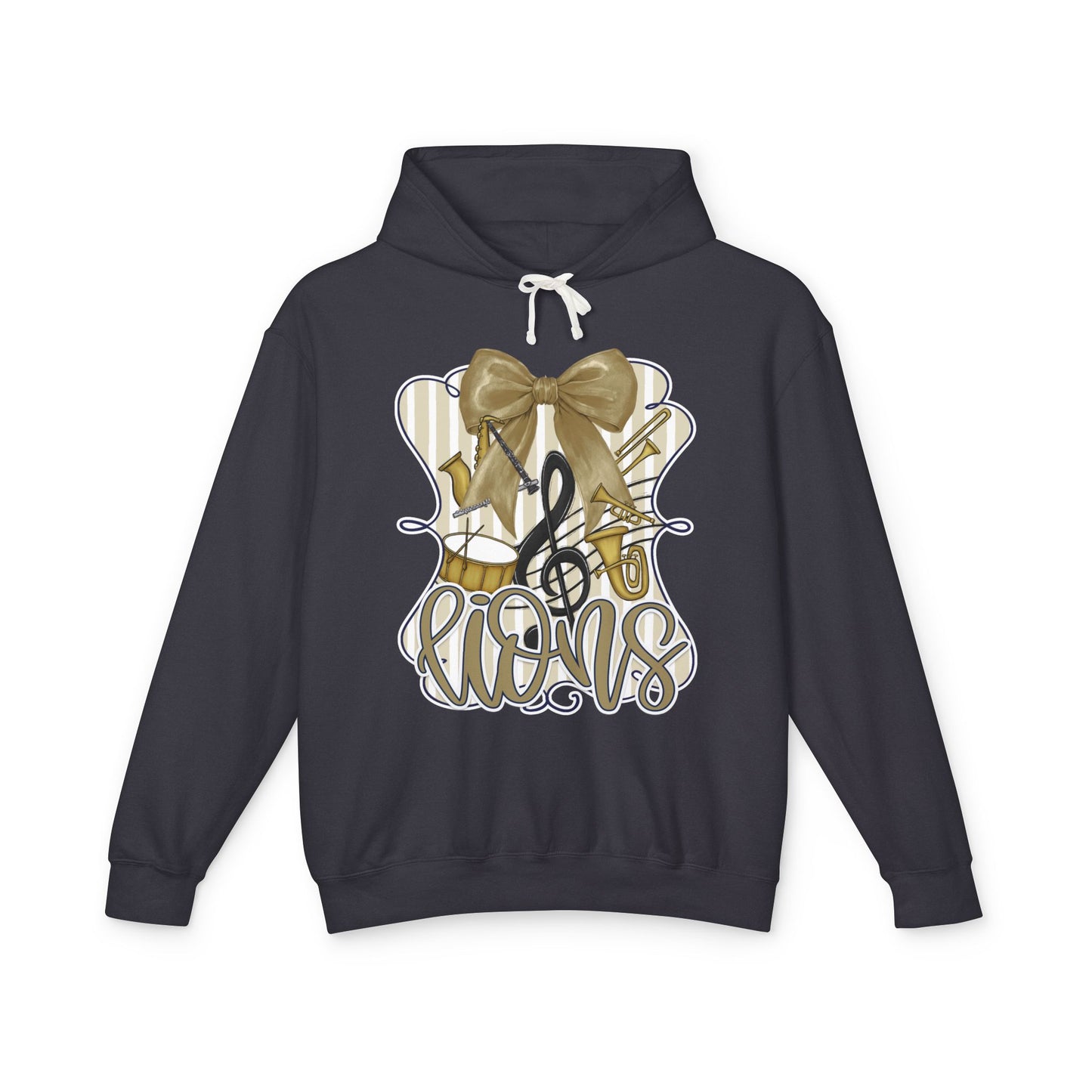 Adult Lions Coquette Band Hoodie - Comfort Colors