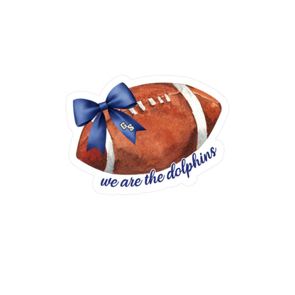 GS Coquette We are the Dolphins Vinyl Decal