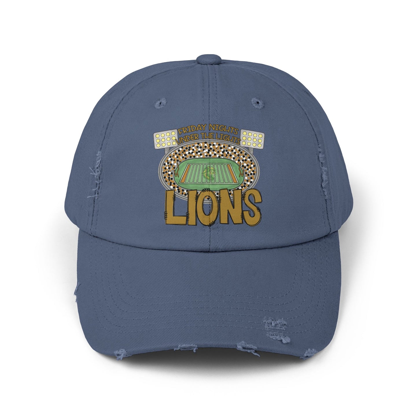 Lions Friday Night Lights Unisex Distressed Cap