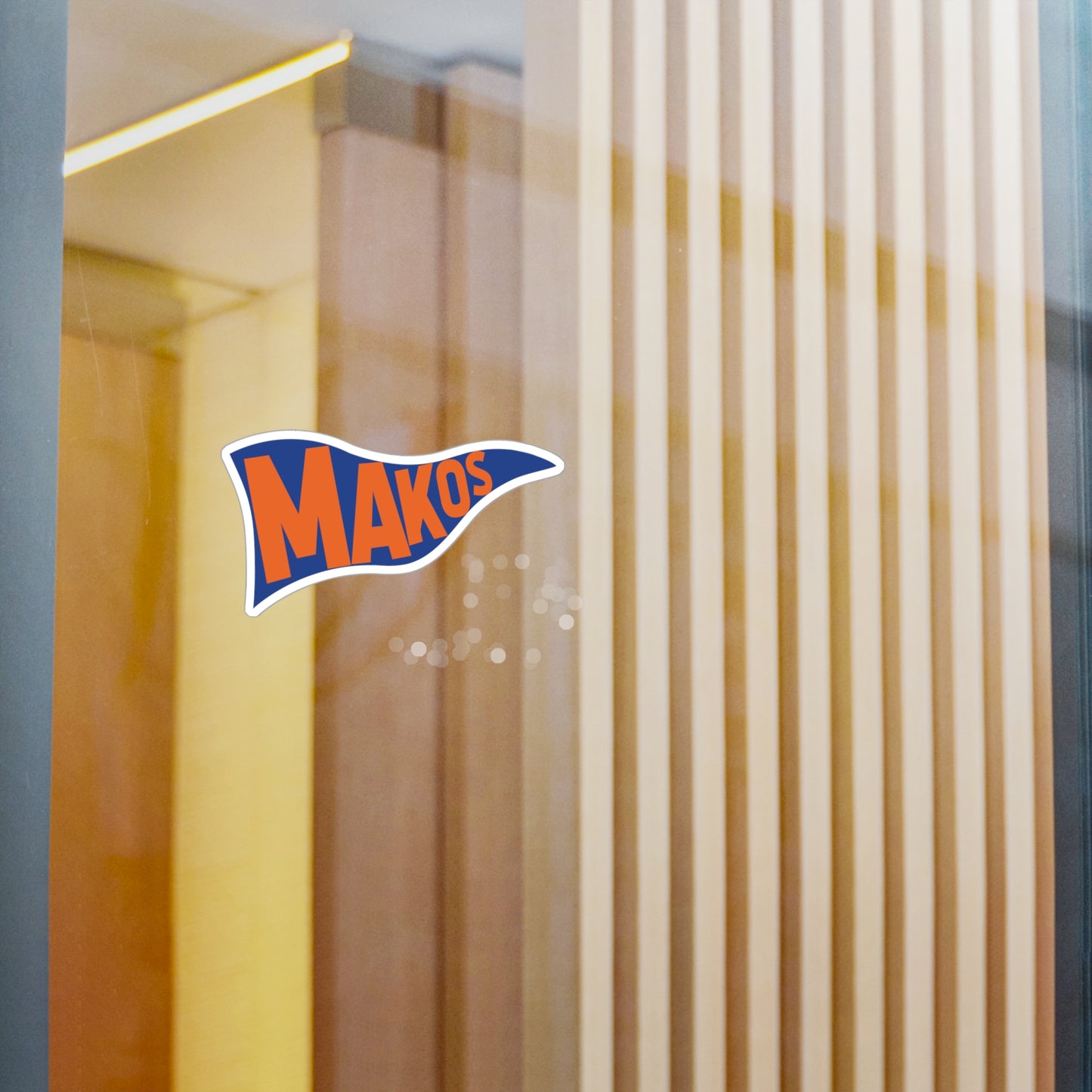 Makos Pennant Vinyl Decals