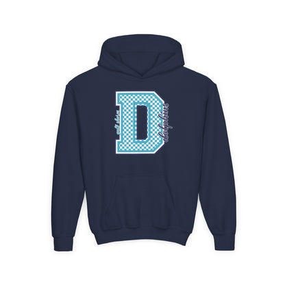 Youth Preppy Checkerboard D Hoodie