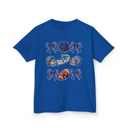Youth Coquette Dolphins Pennant Tee