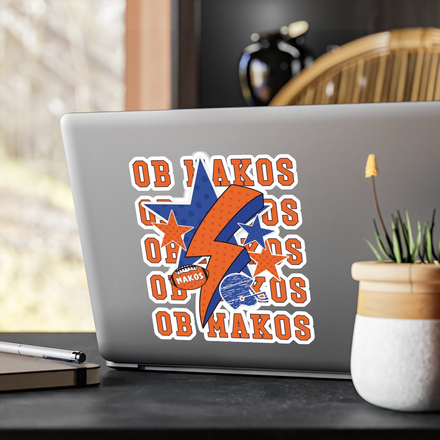 Makos Football Spirit Vinyl Decals