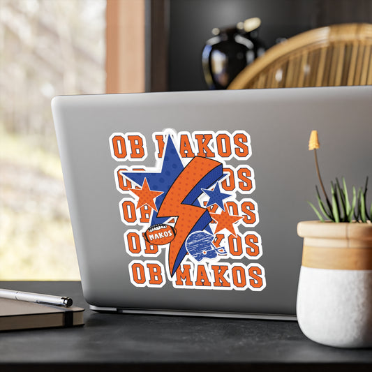 Makos Football Spirit Vinyl Decals