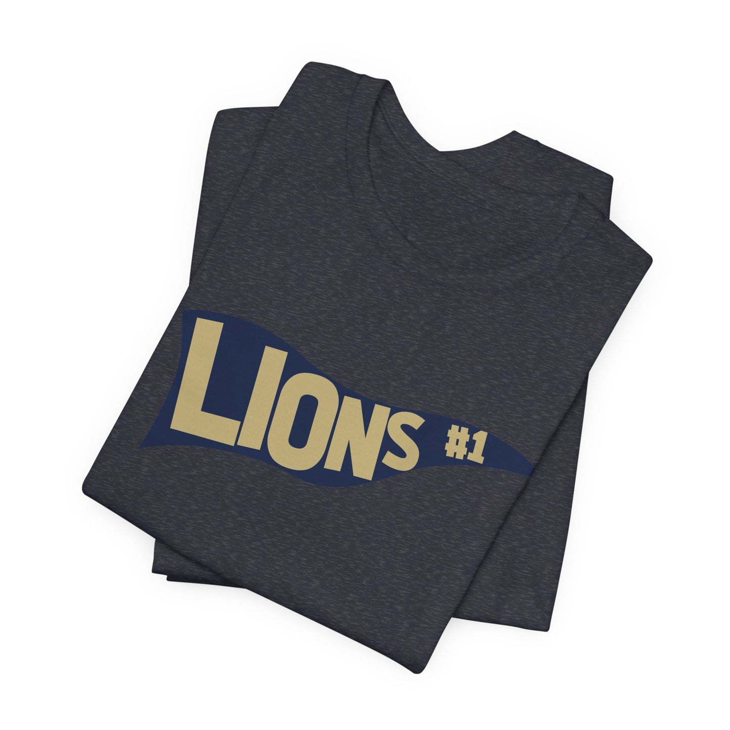 Adult #1 Lions Unisex Jersey Tee - Bella Canvas