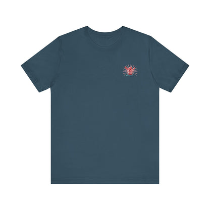Adult Christmas Surfing Tee - Bella Canvas