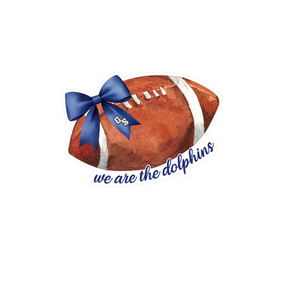 GS Coquette We are the Dolphins Vinyl Decal